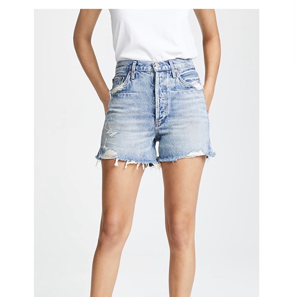 Agolde dee ultra high rise shorts size 26